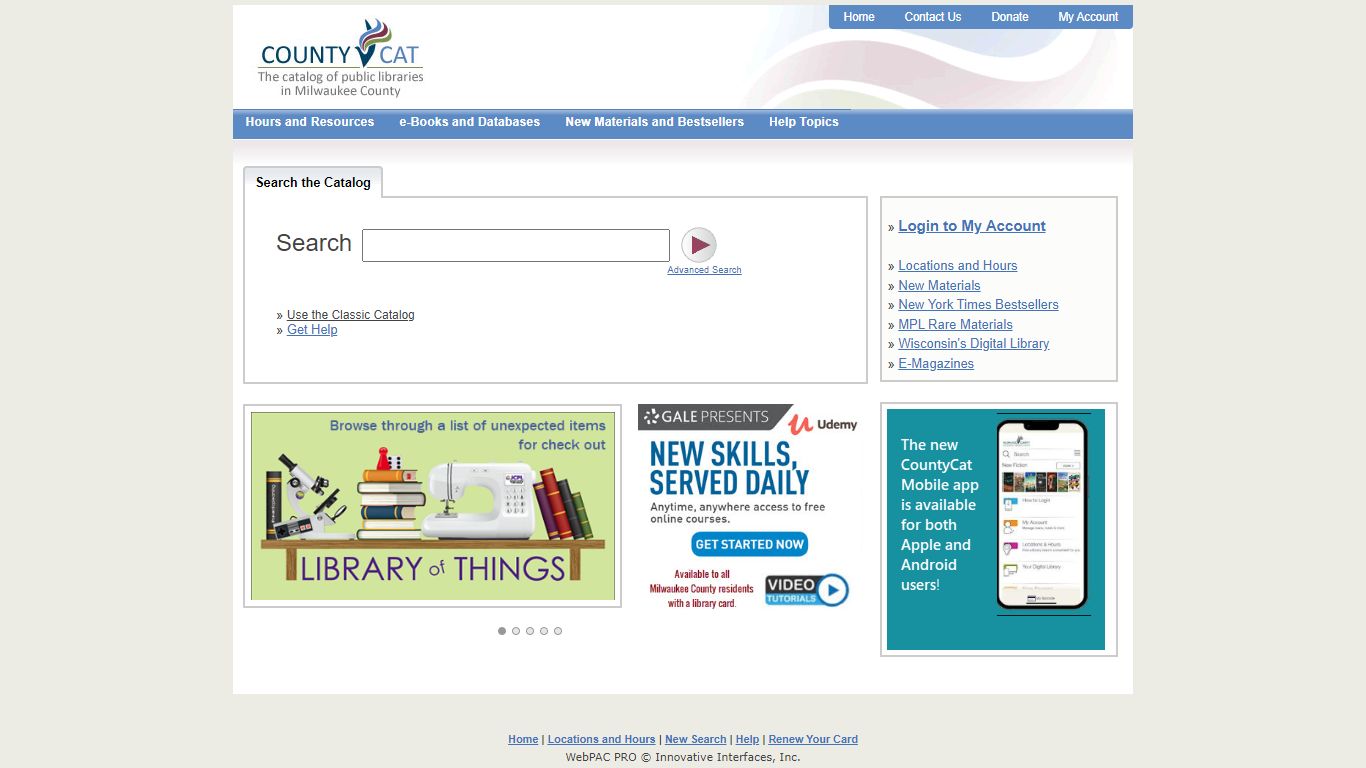 Milwaukee County Federated Library System - The Catalog of Public ...