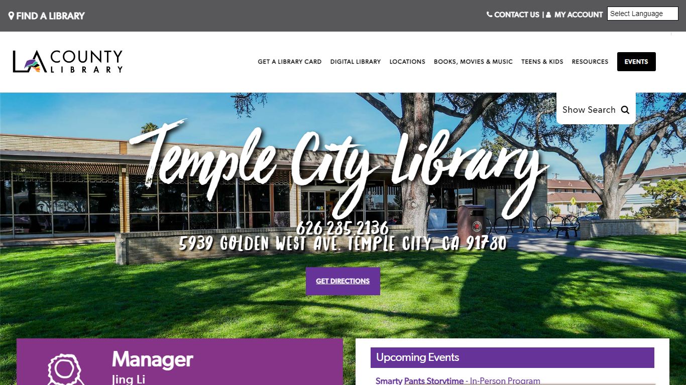Temple City Library – LA County Library